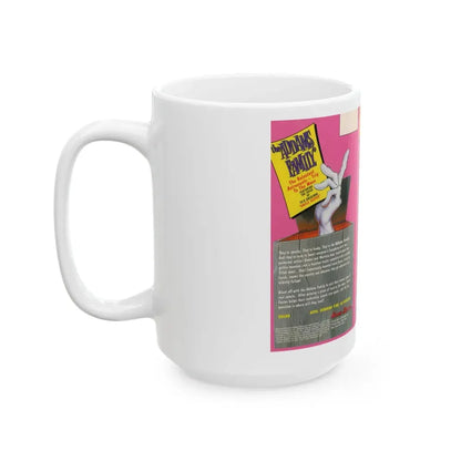 THE ADAMS FAMILY THE RELUCTANT ASTRONAUTS AND TRIP TO THE MOON (VHS COVER) - White Coffee Mug - Go Mug Yourself