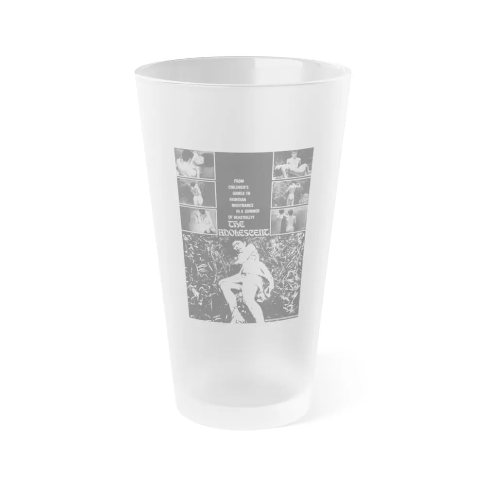 THE ADOLESCENT 1979 Movie Poster - Frosted Pint Glass 16oz-16oz-Frosted-Go Mug Yourself