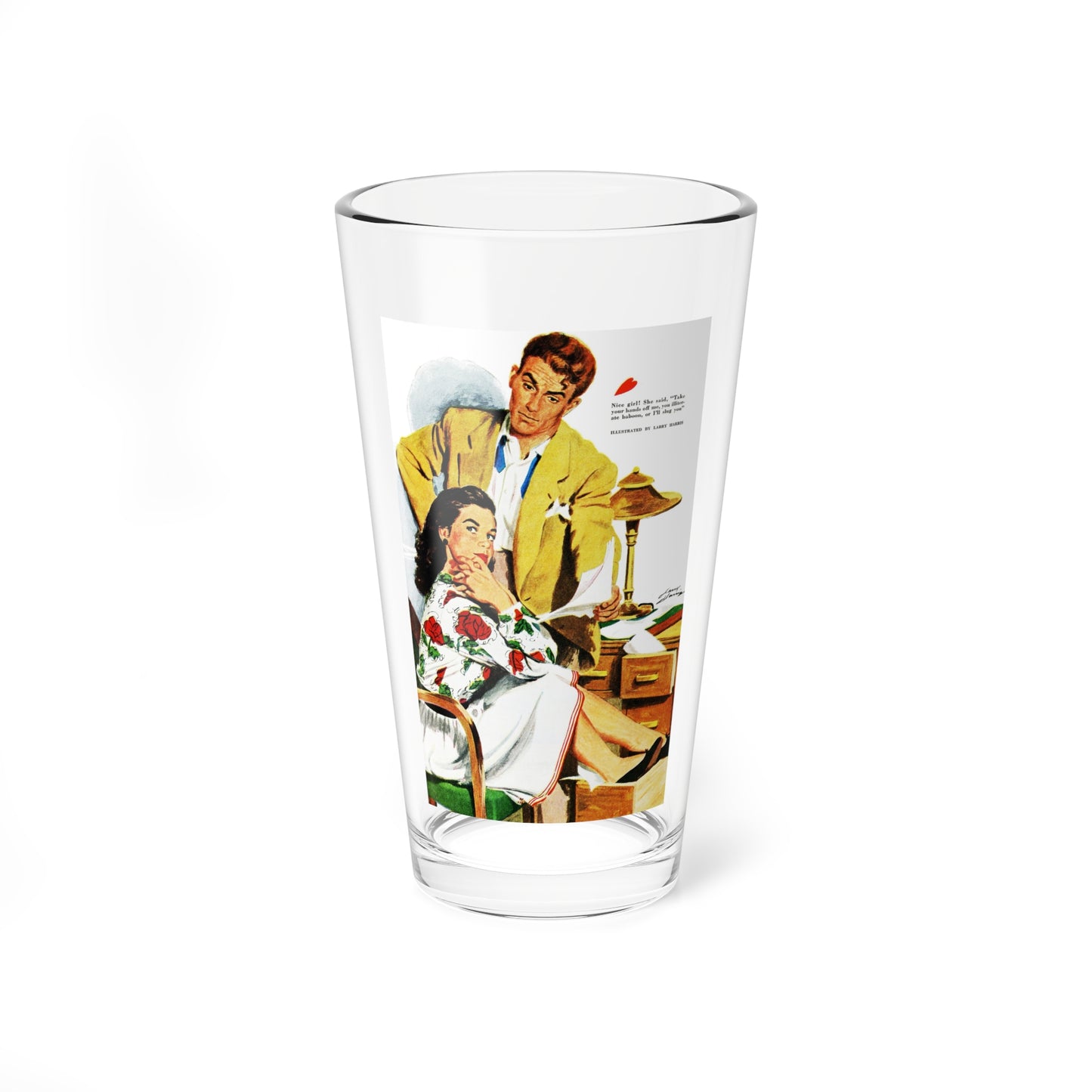 The Adorable Legend, Good Housekeeping, September 1947 (Magazine Illustration) Pint Glass 16oz-16oz-Go Mug Yourself