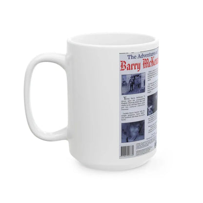 THE ADVENTURES OF BARRY MCKENZIE (VHS COVER) - White Coffee Mug - Go Mug Yourself