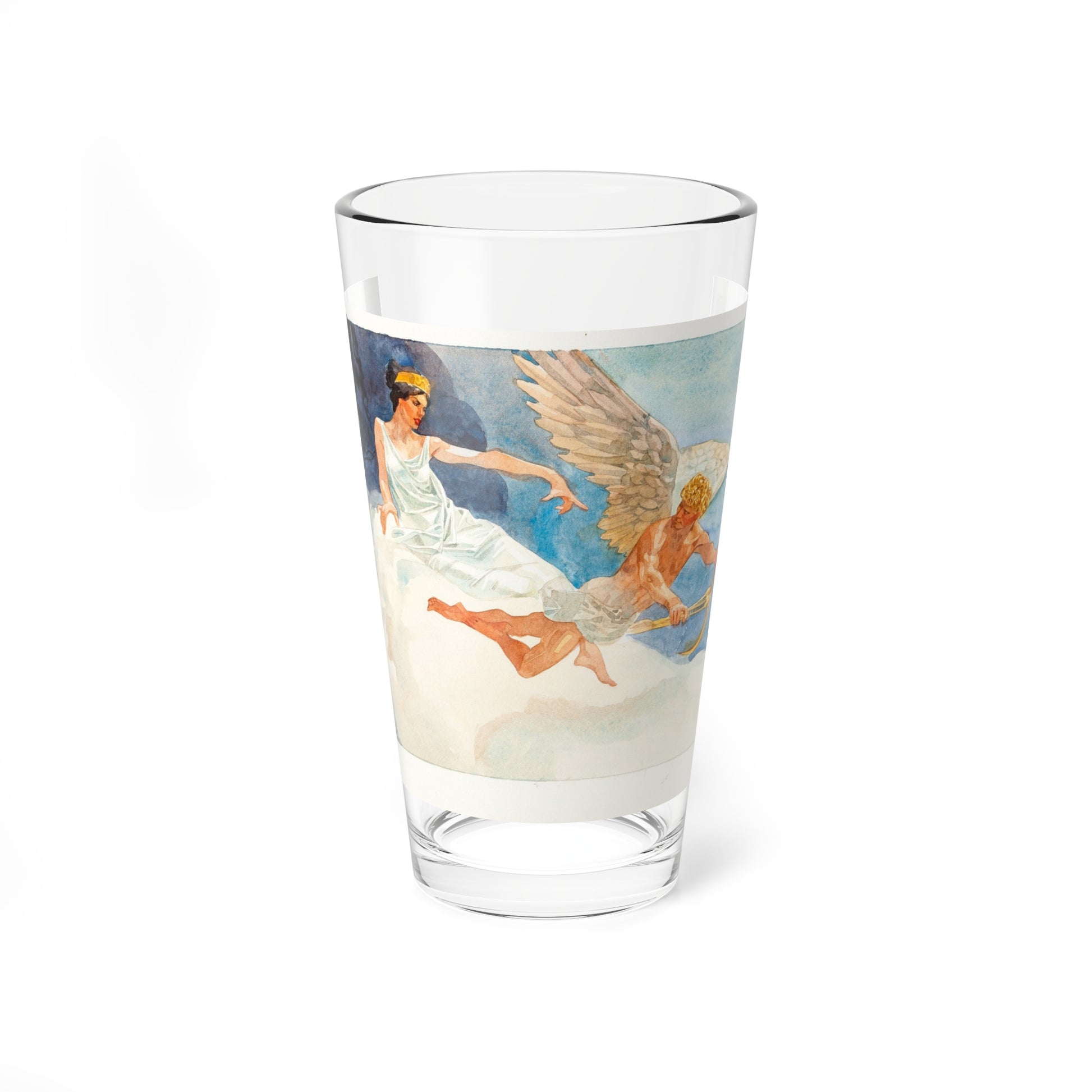 The Adventures of Eros and Psyche Illustration (Troll Associates, 1983) (Magazine Illustration) Pint Glass 16oz-16oz-Go Mug Yourself