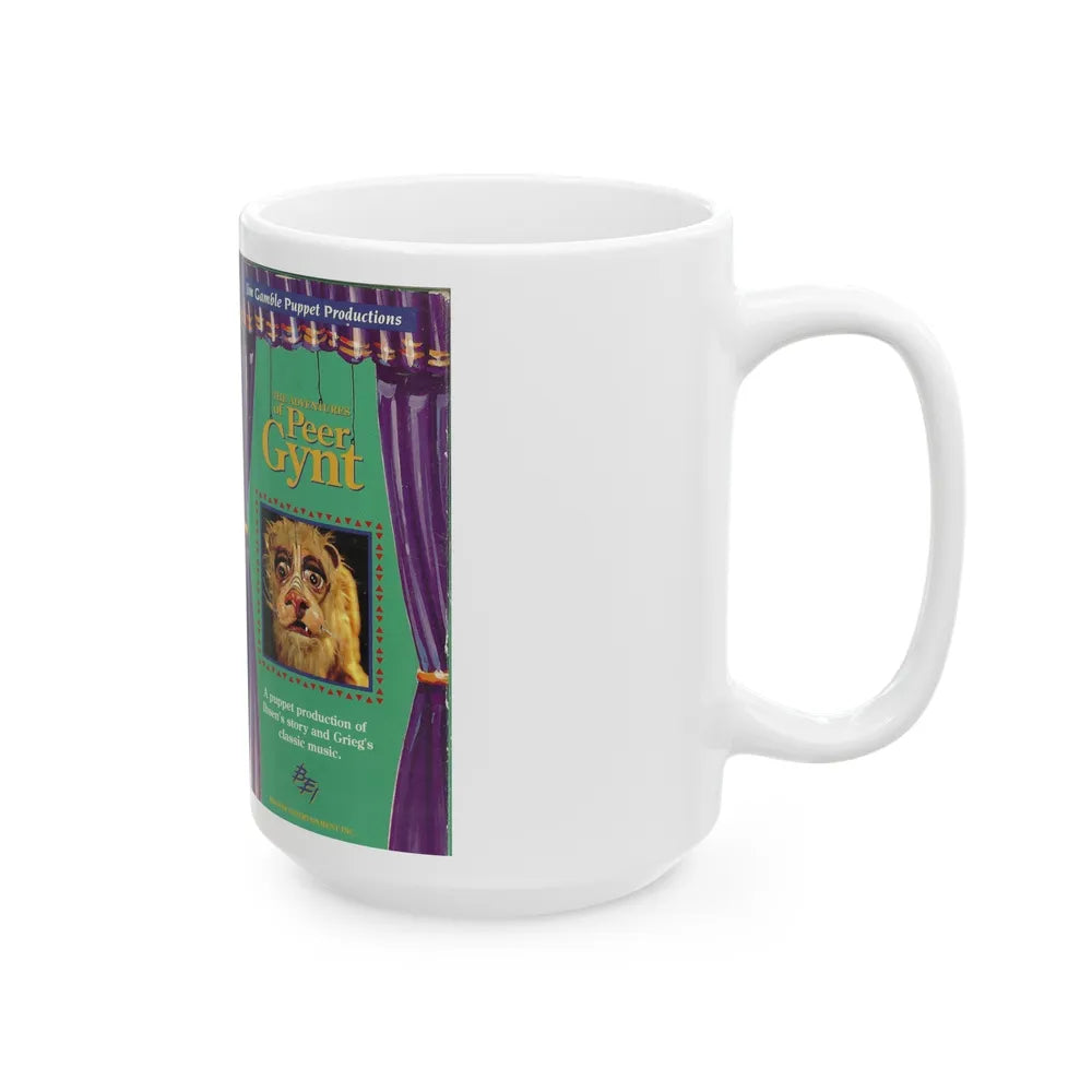 THE ADVENTURES OF PEER GYNT (VHS COVER) - White Coffee Mug-Go Mug Yourself