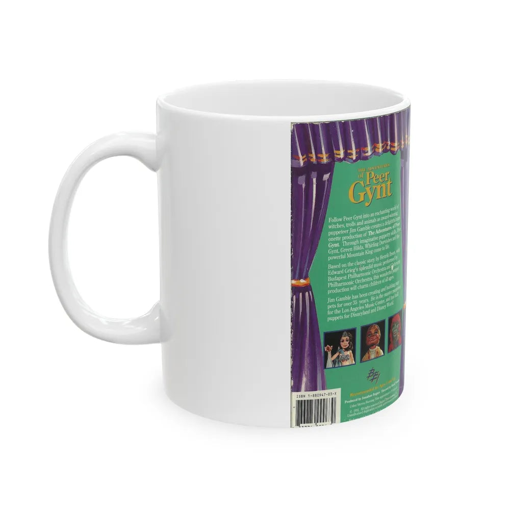 THE ADVENTURES OF PEER GYNT (VHS COVER) - White Coffee Mug-Go Mug Yourself