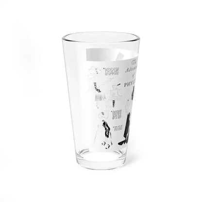 The Adventures of Phyllis, Screenland, December 1923 (Magazine Illustration) Pint Glass 16oz - Go Mug Yourself