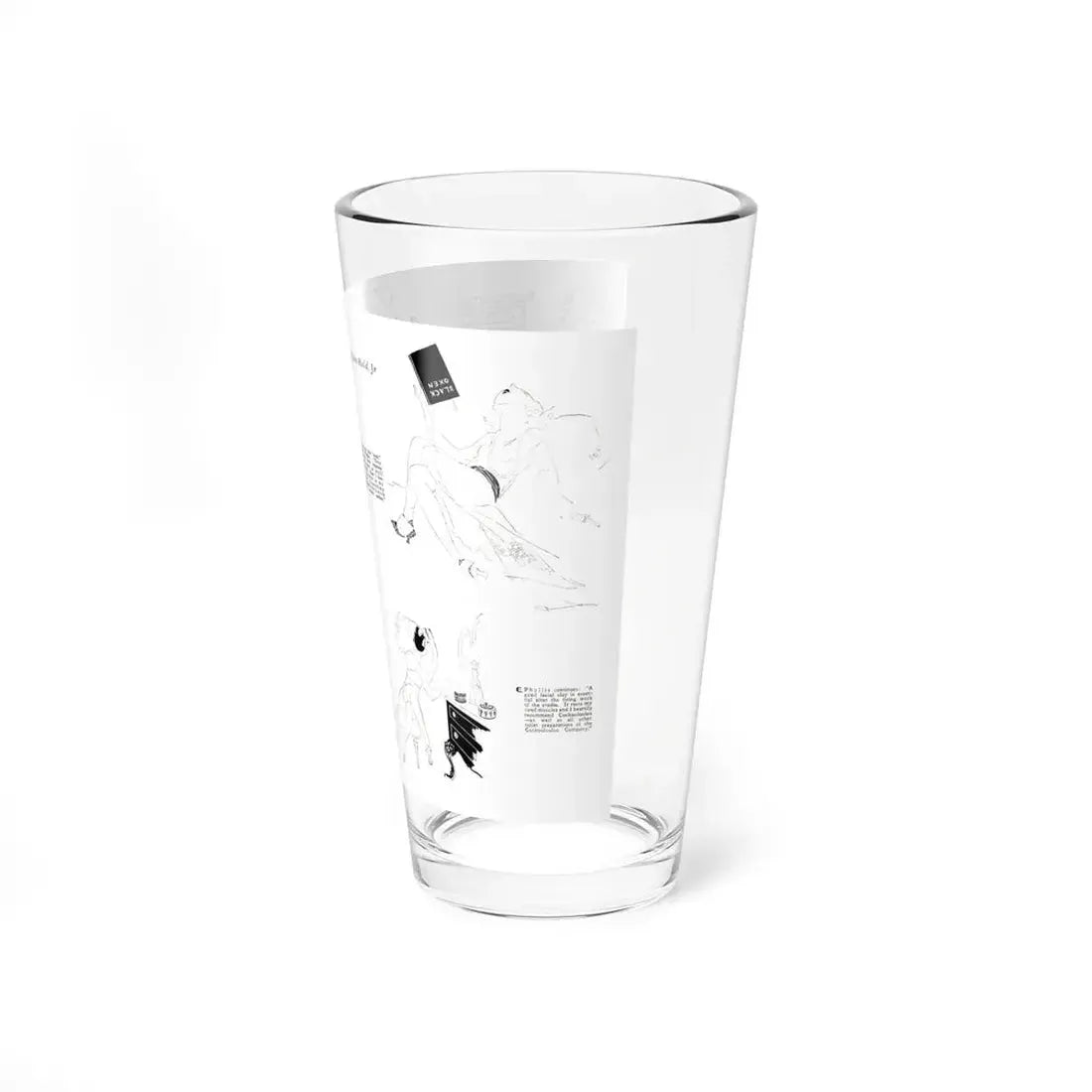 The Adventures of Phyllis, Screenland, December 1923 (Magazine Illustration) Pint Glass 16oz - Go Mug Yourself