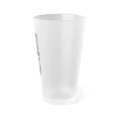 THE ADVENTURES OF SUPERMAN 1952 Movie Poster - Frosted Pint Glass 16oz - Go Mug Yourself