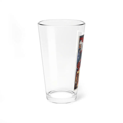 THE ADVENTURES OF SUPERMAN 1952 Movie Poster - Pint Glass 16oz-Go Mug Yourself