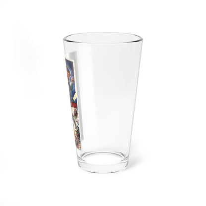 THE ADVENTURES OF SUPERMAN 1952 Movie Poster - Pint Glass 16oz-Go Mug Yourself