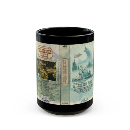 THE ADVENTURES OF THE WILDERNESS FAMILY (VHS COVER) - Black Coffee Mug-15oz-Go Mug Yourself