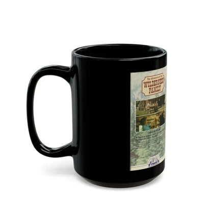 THE ADVENTURES OF THE WILDERNESS FAMILY (VHS COVER) - Black Coffee Mug - Go Mug Yourself