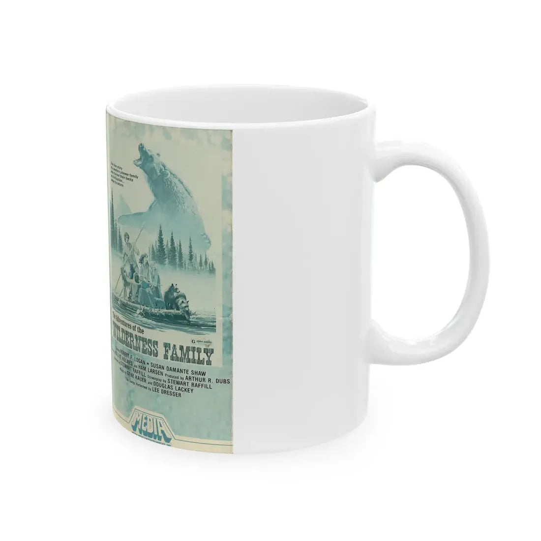 THE ADVENTURES OF THE WILDERNESS FAMILY (VHS COVER) - White Coffee Mug - Go Mug Yourself