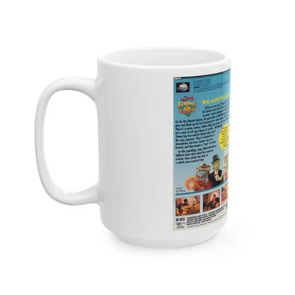 THE ADVENTURES OF TIMMY THE TOOTH BIG MOUTH GULCH (VHS COVER) - White Coffee Mug-Go Mug Yourself