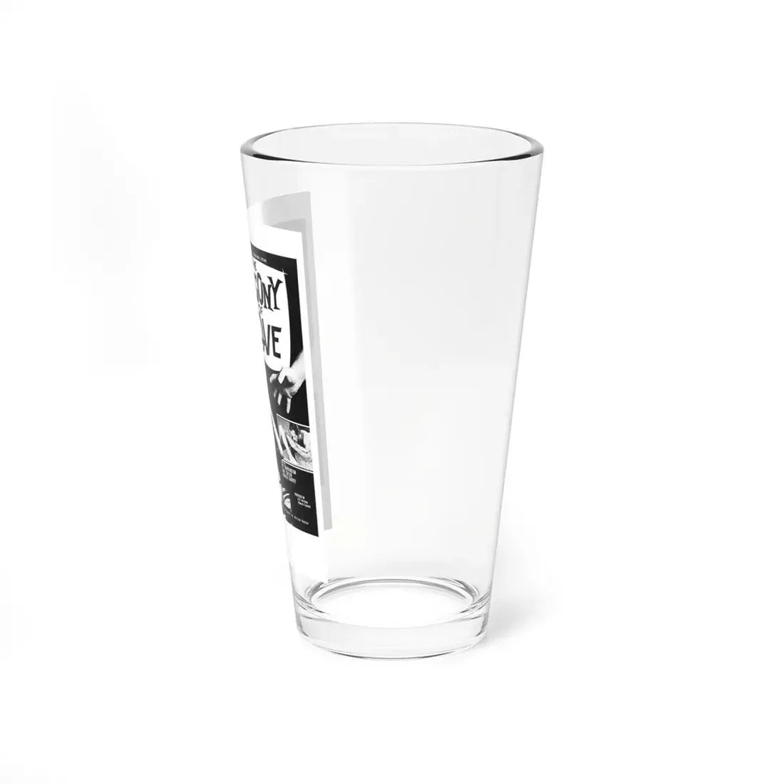 THE AGONY OF LOVE 1966 Movie Poster - Pint Glass 16oz - Go Mug Yourself