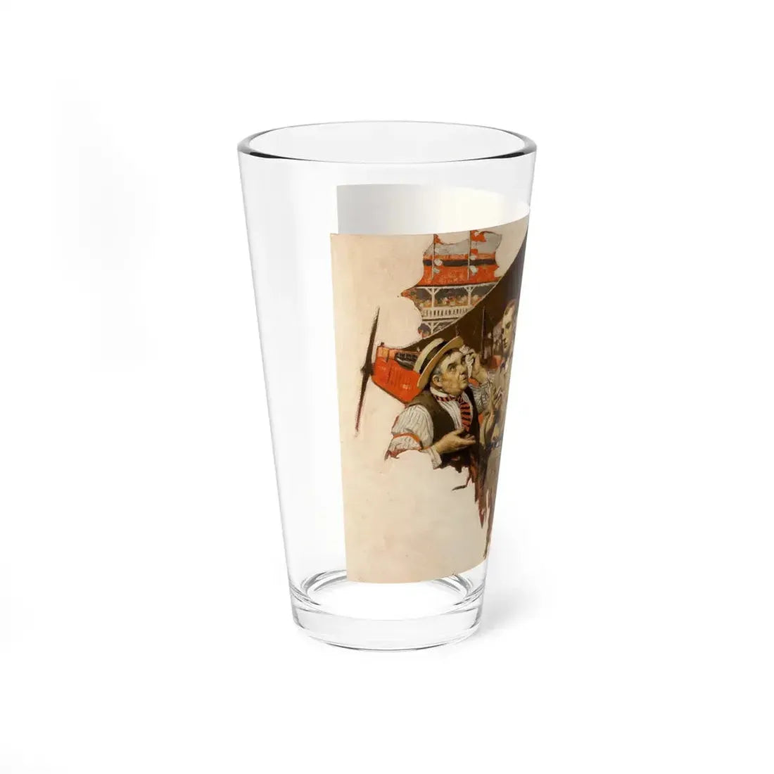 The Air Show Hero, Saturday Evening Post illustration, c. 1920-25 (Magazine Illustration) Pint Glass 16oz - Go Mug Yourself