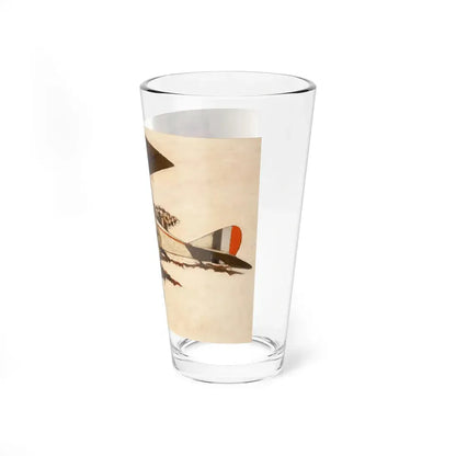 The Air Show Hero, Saturday Evening Post illustration, c. 1920-25 (Magazine Illustration) Pint Glass 16oz - Go Mug Yourself