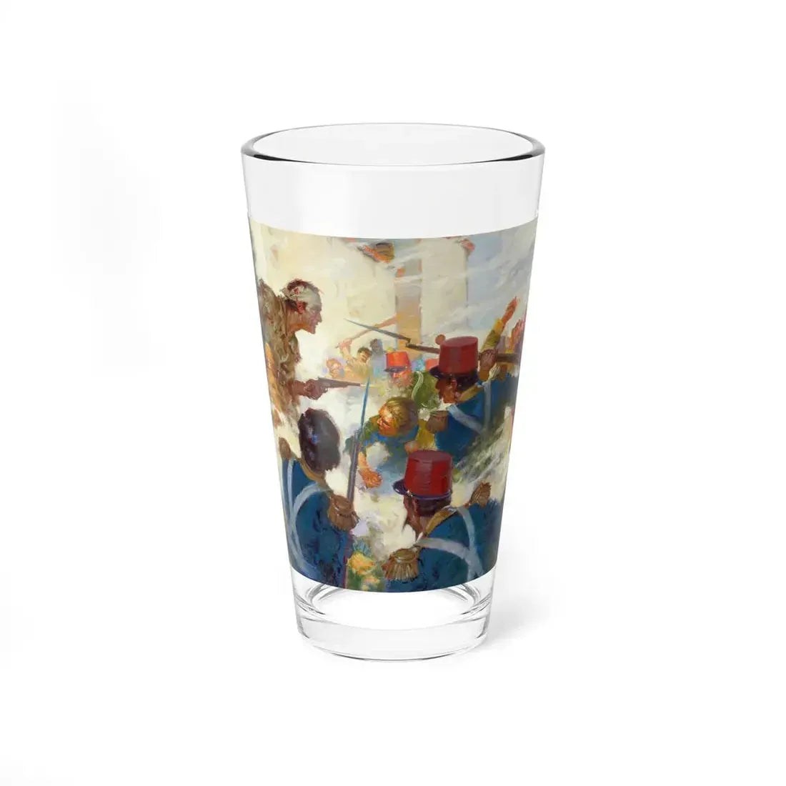 The Alamo, Cream of Wheat ad illustration (Magazine Illustration) Pint Glass 16oz 16oz - Go Mug Yourself