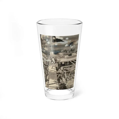 The Alamo (Magazine Illustration) Pint Glass 16oz 16oz - Go Mug Yourself