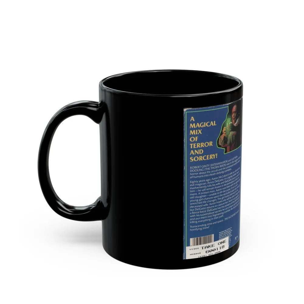 THE ALCHEMIST VERSION2 (VHS COVER) - Black Coffee Mug-Go Mug Yourself