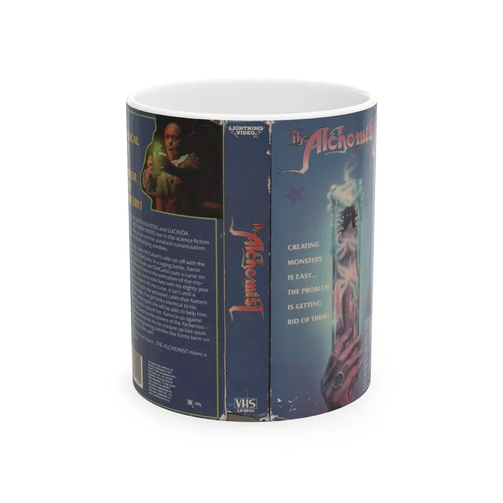 THE ALCHEMIST VERSION3 (VHS COVER) - White Coffee Mug-11oz-Go Mug Yourself