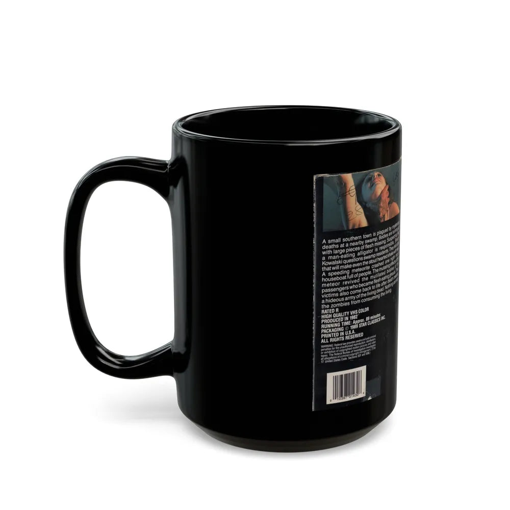 THE ALIEN DEAD (VHS COVER) - Black Coffee Mug-Go Mug Yourself