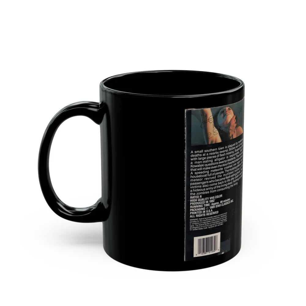 THE ALIEN DEAD (VHS COVER) - Black Coffee Mug-Go Mug Yourself