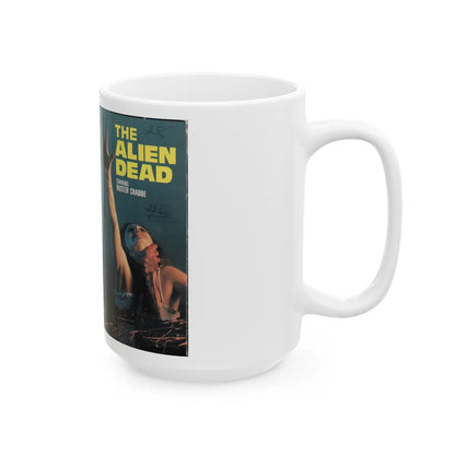 THE ALIEN DEAD (VHS COVER) - White Coffee Mug-Go Mug Yourself