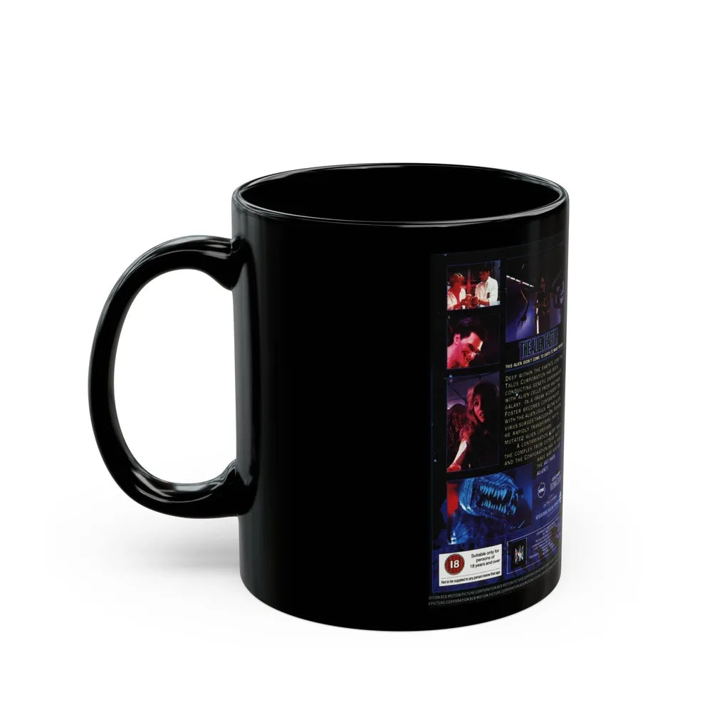 THE ALIEN FACTOR (VHS COVER) - Black Coffee Mug-Go Mug Yourself