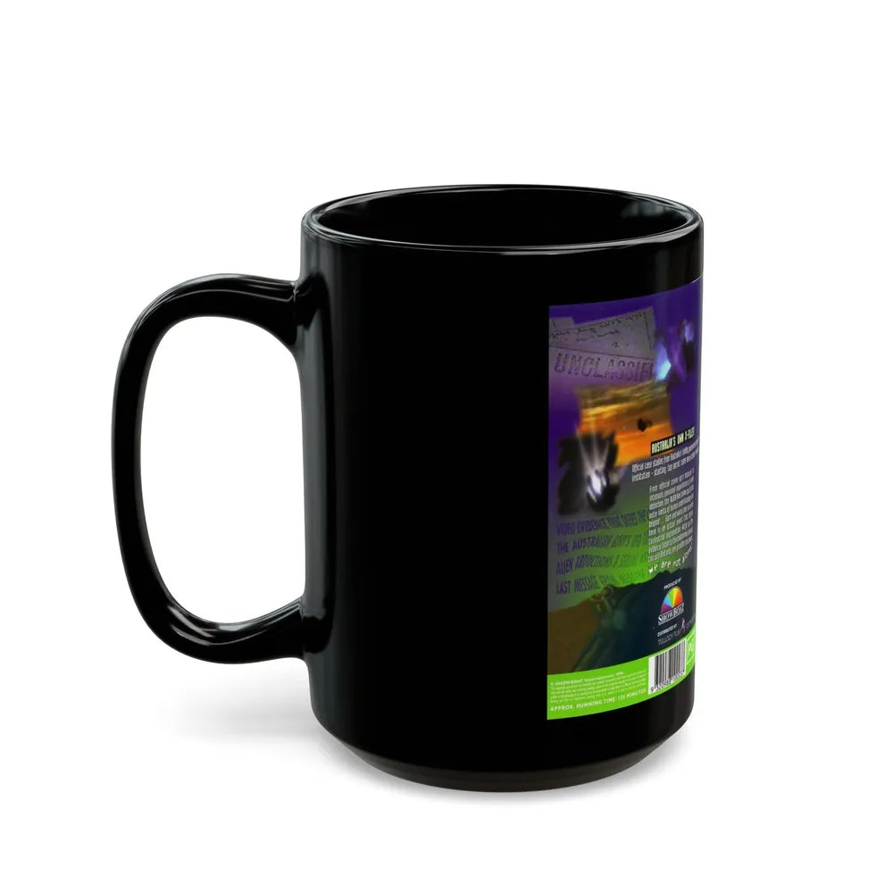 THE ALIEN FILES (VHS COVER) - Black Coffee Mug-Go Mug Yourself