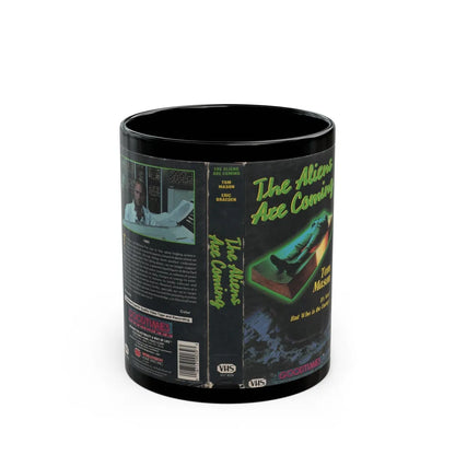 THE ALIENS ARE COMING (VHS COVER) - Black Coffee Mug-11oz-Go Mug Yourself