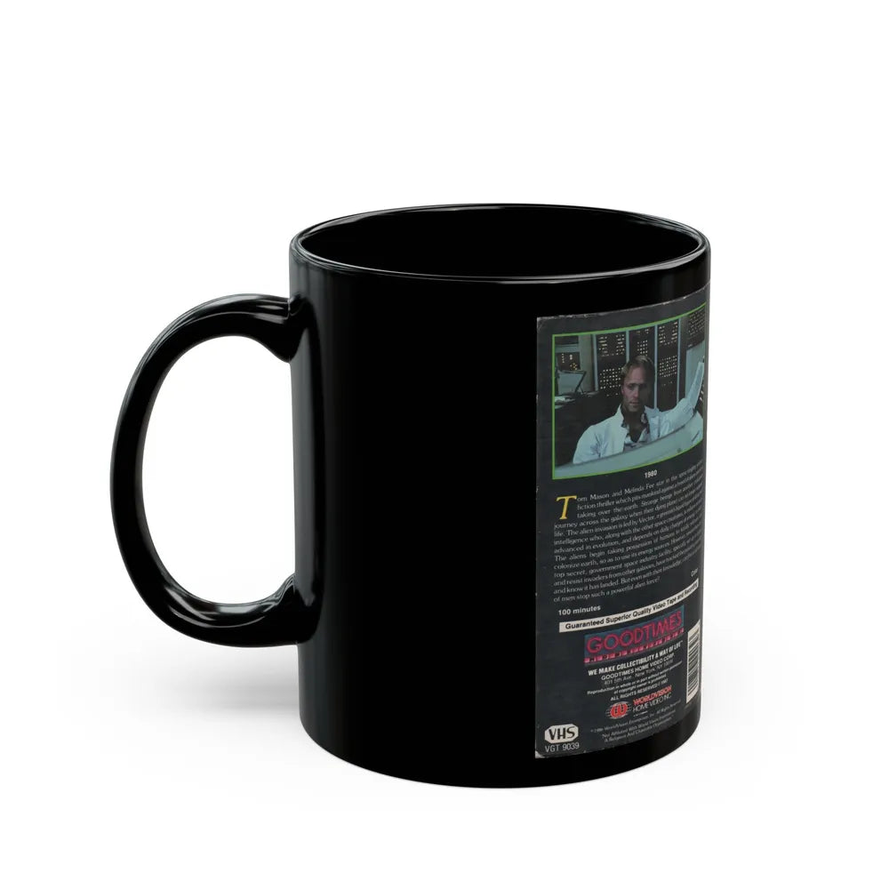 THE ALIENS ARE COMING (VHS COVER) - Black Coffee Mug-Go Mug Yourself