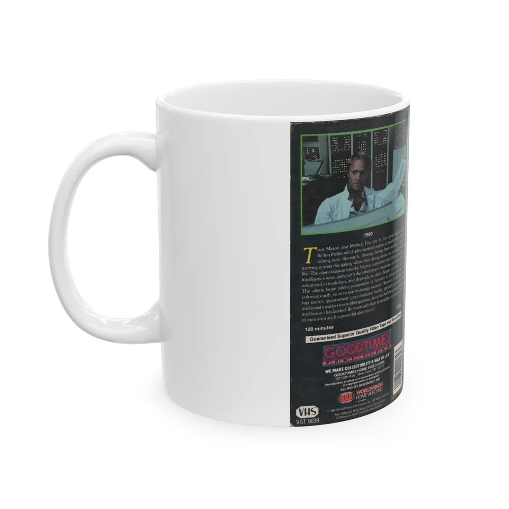 THE ALIENS ARE COMING (VHS COVER) - White Coffee Mug-Go Mug Yourself