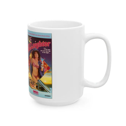 THE ALLNIGHTER (VHS COVER) - White Coffee Mug-Go Mug Yourself