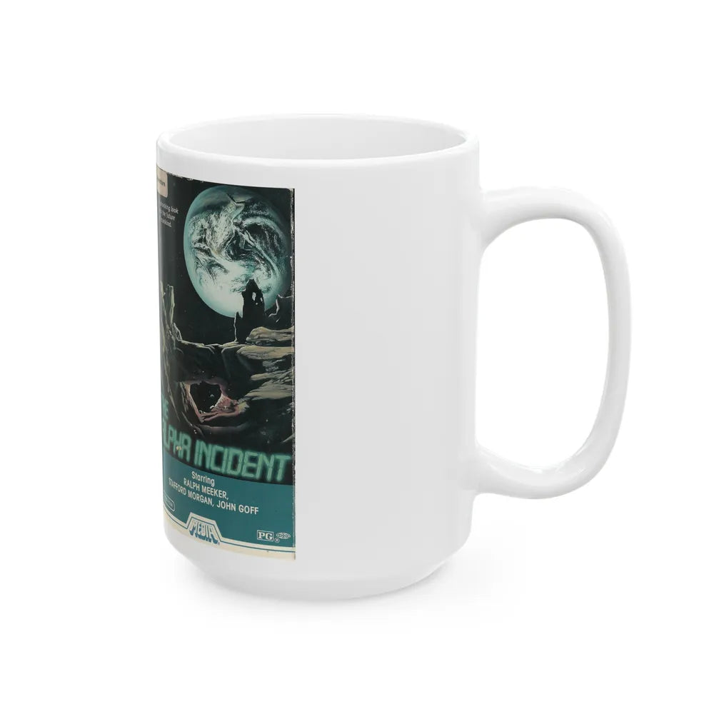 THE ALPHA INCIDENT (VHS COVER) - White Coffee Mug-Go Mug Yourself