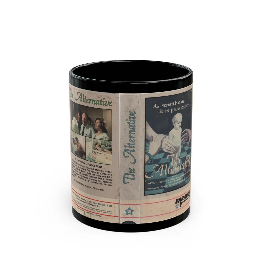 THE ALTERNATIVE (VHS COVER) - Black Coffee Mug-11oz-Go Mug Yourself