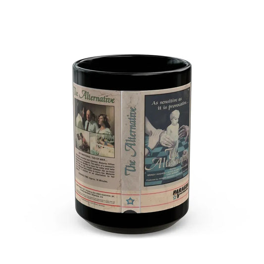 THE ALTERNATIVE (VHS COVER) - Black Coffee Mug 15oz - Go Mug Yourself