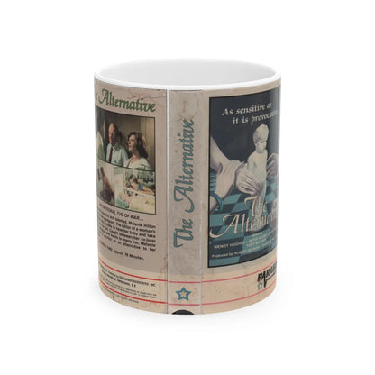 THE ALTERNATIVE (VHS COVER) - White Coffee Mug-11oz-Go Mug Yourself