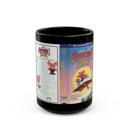 THE AMAZING BOOK (VHS COVER) - Black Coffee Mug 15oz - Go Mug Yourself