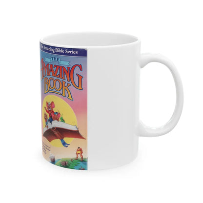 THE AMAZING BOOK (VHS COVER) - White Coffee Mug-Go Mug Yourself