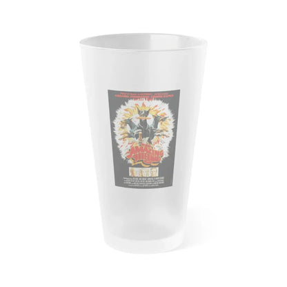 THE AMAZING DOBERMANS 1976 Movie Poster - Frosted Pint Glass 16oz - Go Mug Yourself