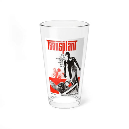 THE AMAZING TRANSPLANT 1970 Movie Poster - Pint Glass 16oz-16oz-Go Mug Yourself