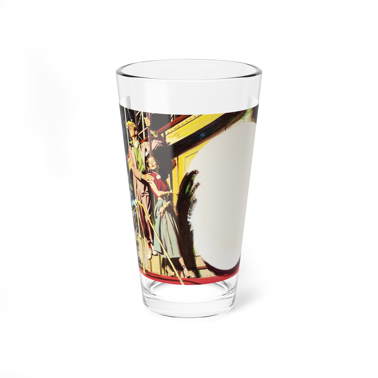 The Ambassador's Daughter, American Magazine story illustration, December 1950 (Magazine Illustration) Pint Glass 16oz-16oz-Go Mug Yourself