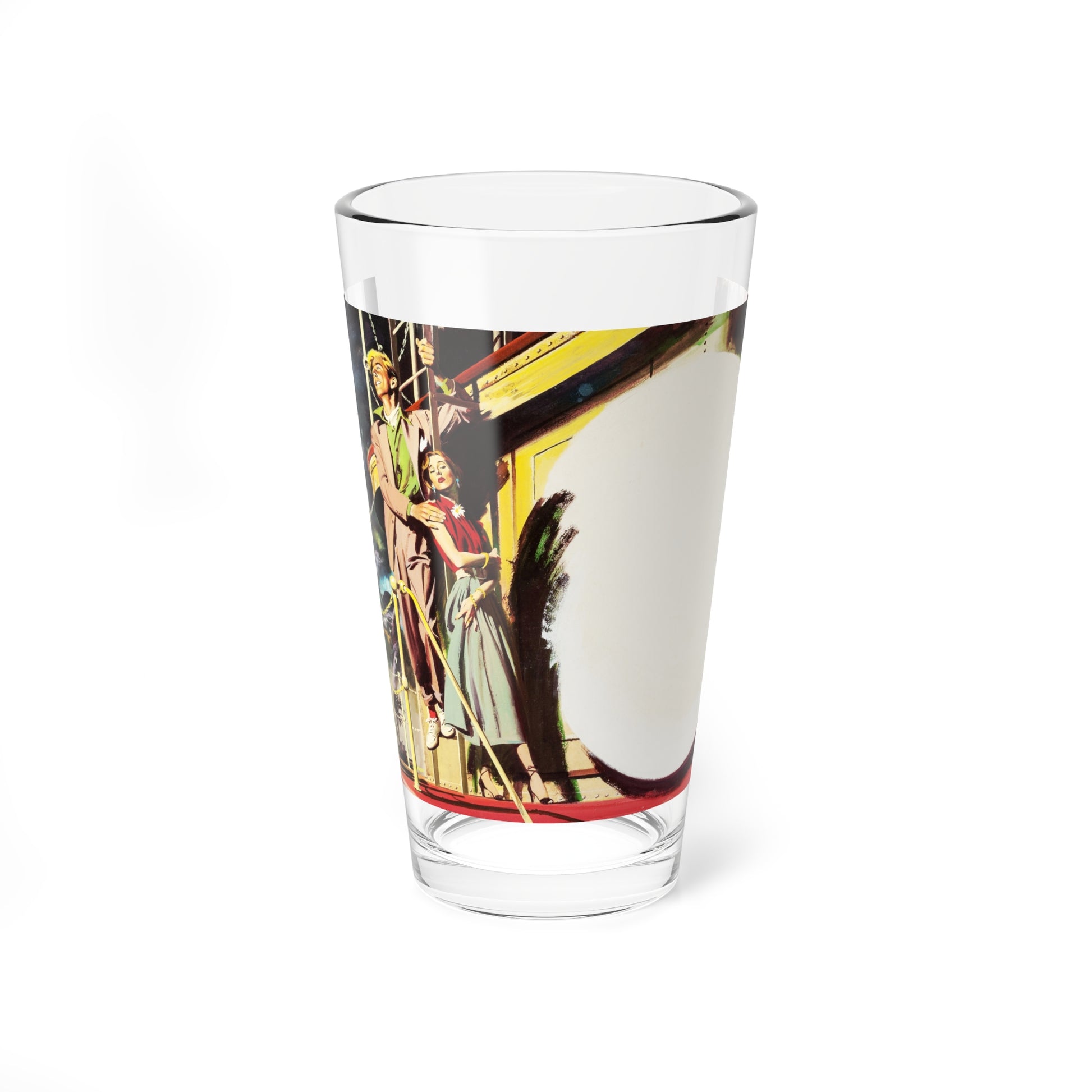 The Ambassador's Daughter, American Magazine story illustration, December 1950 (Magazine Illustration) Pint Glass 16oz-16oz-Go Mug Yourself