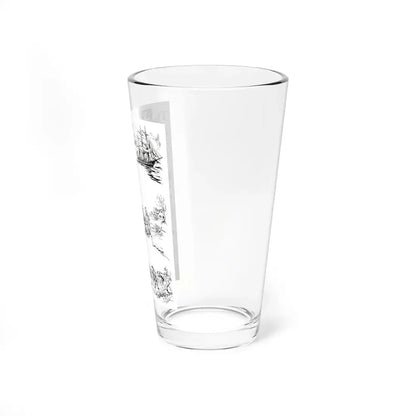 The American Army of Two (1), St. Nicholas magazine, July 1927 (Magazine Illustration) Pint Glass 16oz - Go Mug Yourself