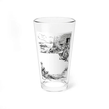 The American Army of Two (2), St. Nicholas magazine, July 1927 (Magazine Illustration) Pint Glass 16oz 16oz - Go Mug Yourself