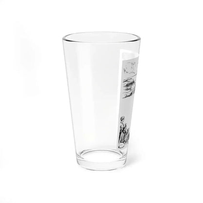 The American Army of Two (2), St. Nicholas magazine, July 1927 (Magazine Illustration) Pint Glass 16oz - Go Mug Yourself