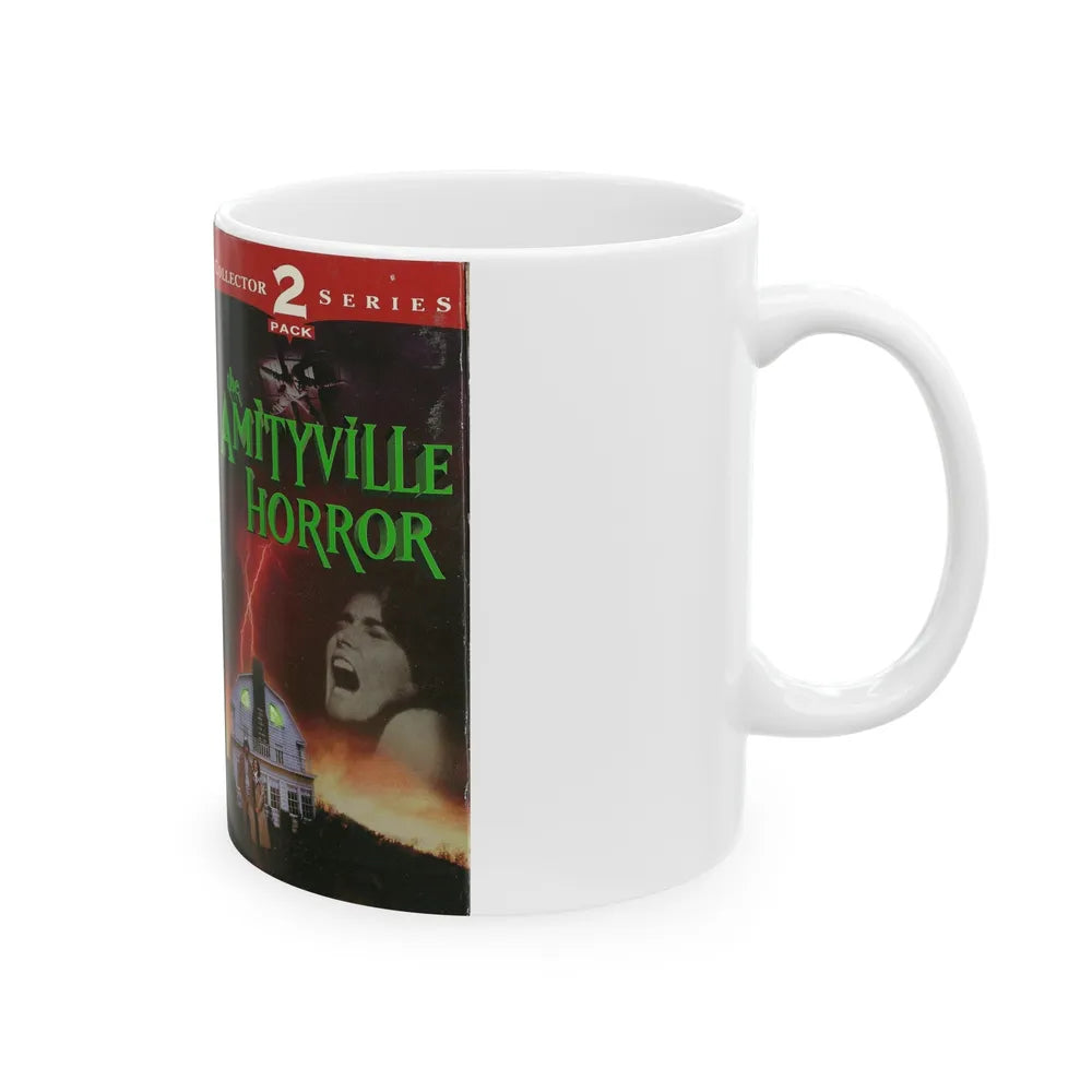 THE AMITYVILLE HORROR (VHS COVER) - White Coffee Mug-Go Mug Yourself