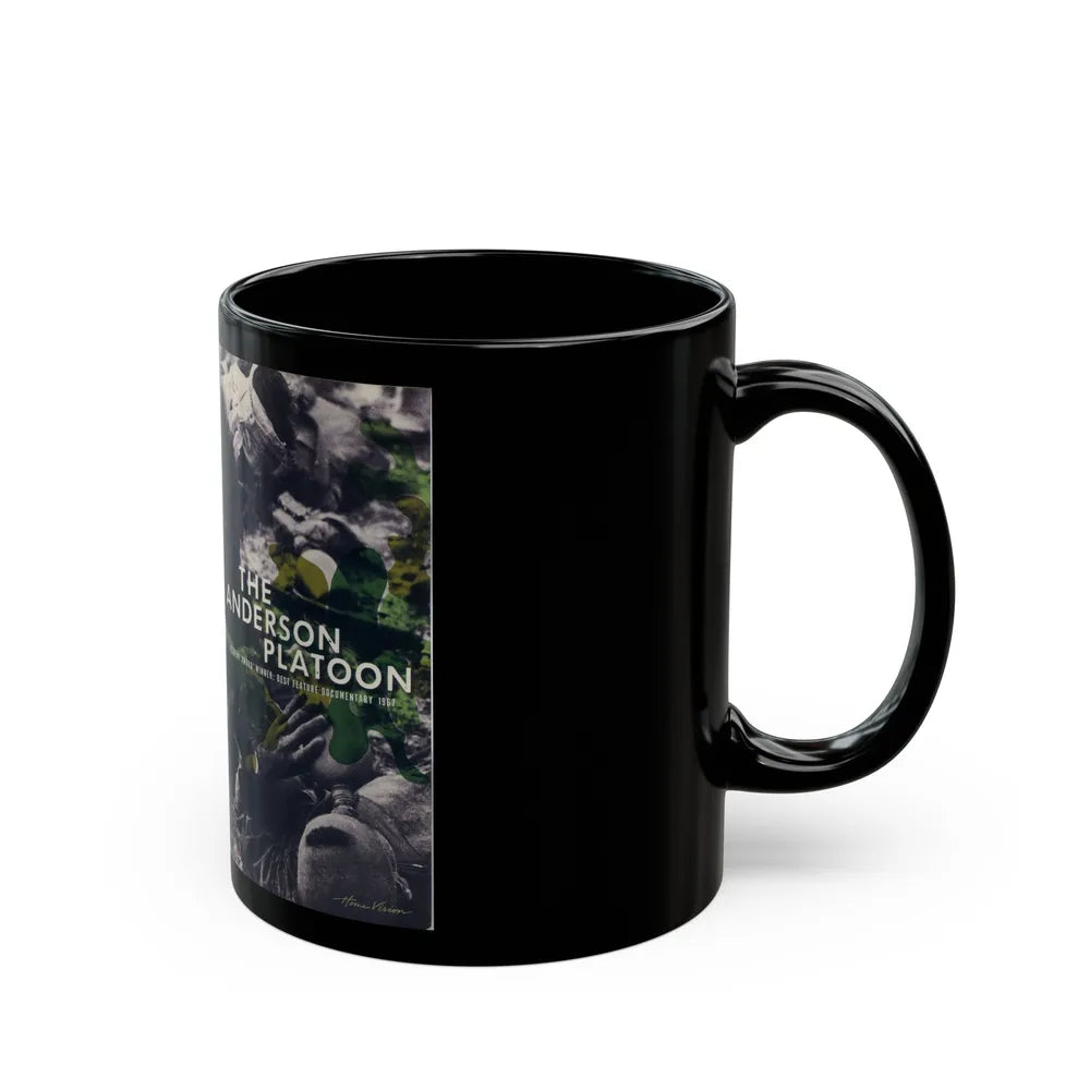 THE ANDERSON PLATOON (VHS COVER) - Black Coffee Mug-Go Mug Yourself