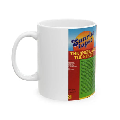 THE ANGEL AND THE BEASTS (VHS COVER) - White Coffee Mug - Go Mug Yourself