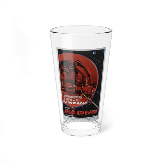 THE ANGRY RED PLANET 1959 Movie Poster - Pint Glass 16oz-16oz-Go Mug Yourself