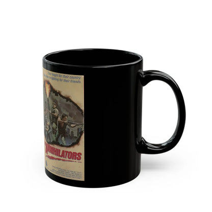 THE ANNIHILATORS NEW WORLD VIDEO (VHS COVER) - Black Coffee Mug-Go Mug Yourself